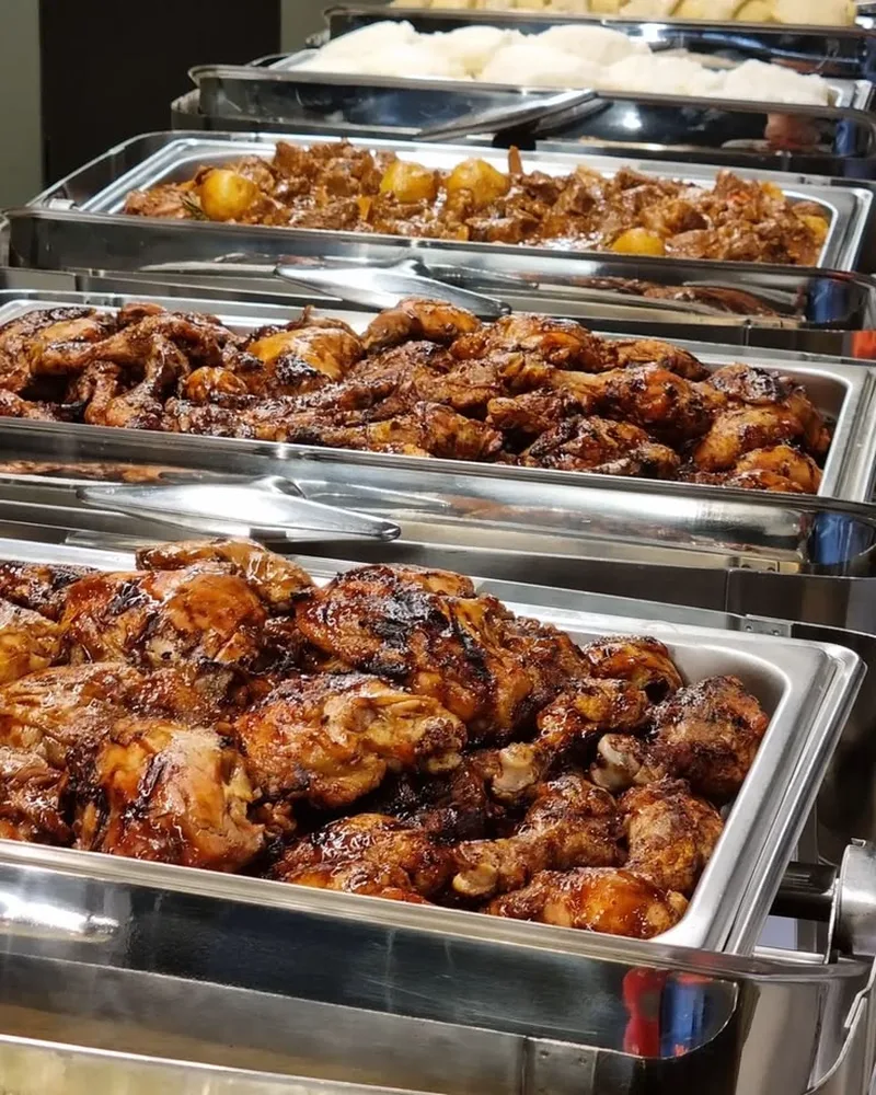 Buffet caliente para grupos